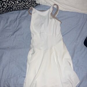 Lululemon Court Crush Tennis Dress Size 4 White WHT NWT